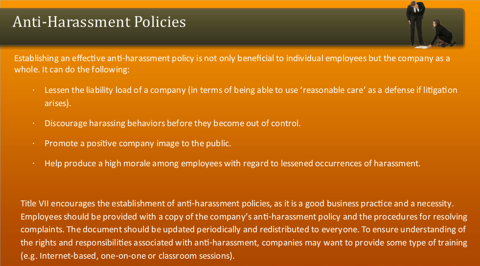 Anti Harassment Policies Freshskills